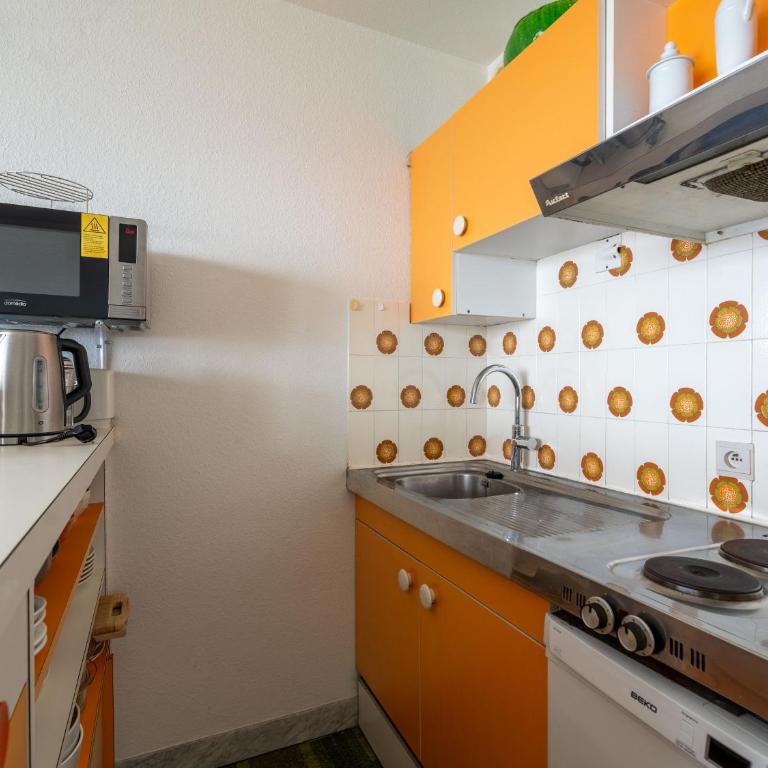 Studio cabine avec balcon, parking privé, accès direct plage, proche centre ville - FR-1-319-44 - Monolocale - 6