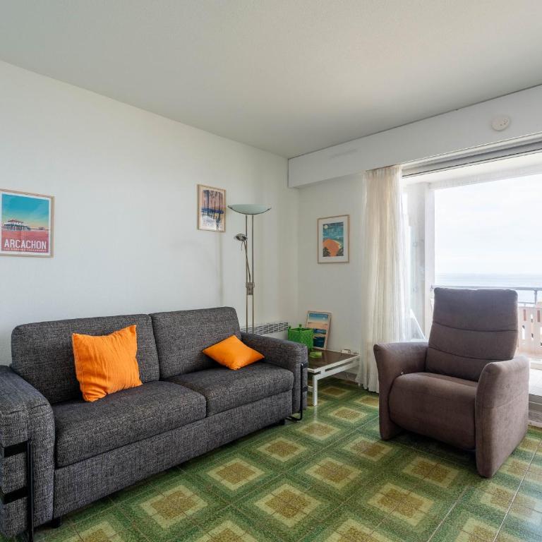 Studio cabine avec balcon, parking privé, accès direct plage, proche centre ville - FR-1-319-44 - Monolocale - 7