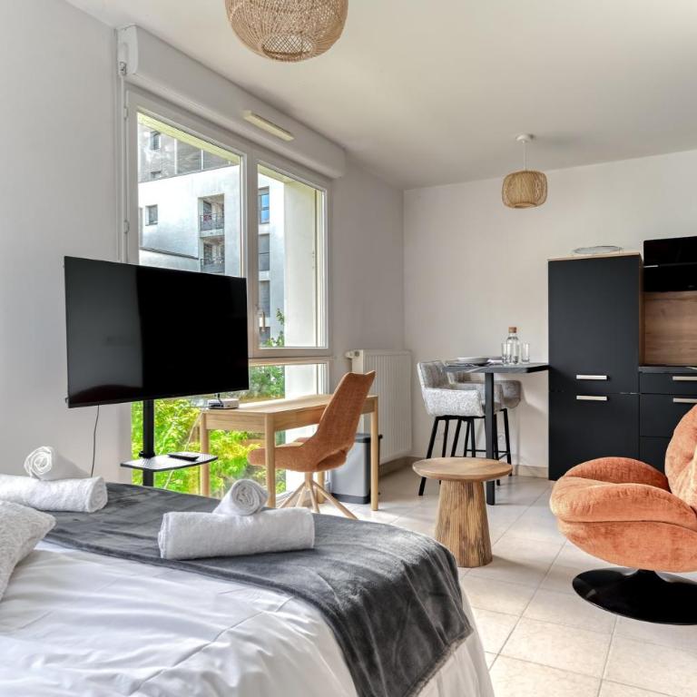 GuestReady - Modern & Bright Studio in Gerland - Estudio - 13