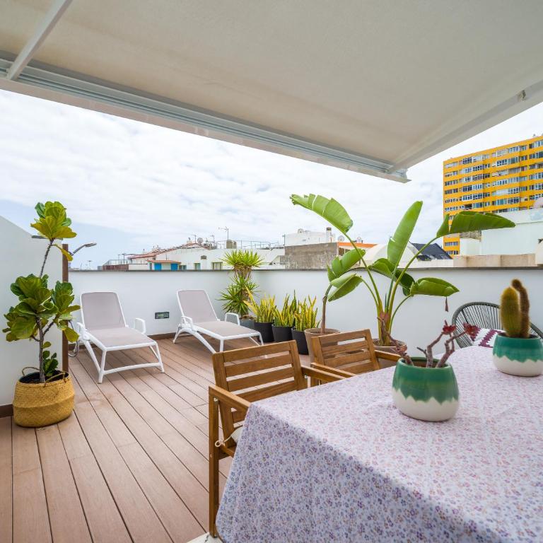 TopSun - Rooftop apartment with large terrace - Apartamento de 1 dormitorio con terraza - 2