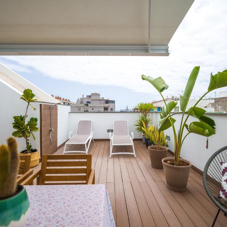 TopSun - Rooftop apartment with large terrace - Apartamento de 1 dormitorio con terraza - 34