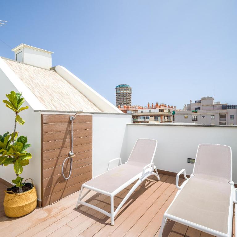 TopSun - Rooftop apartment with large terrace - Apartamento de 1 dormitorio con terraza - 40