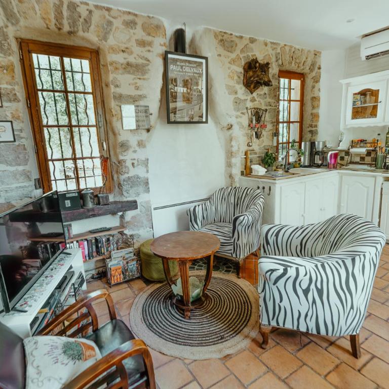 Trainhouse with big pool - Villa 3 Chambres - 12