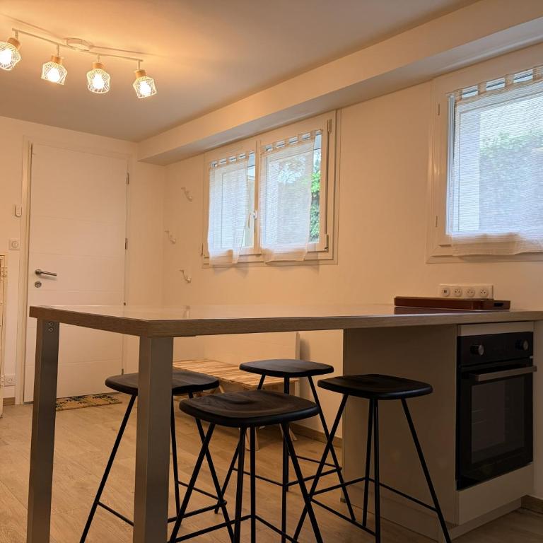Appartement Camélias - 100m plage - One-Bedroom Apartment with Garden - 7