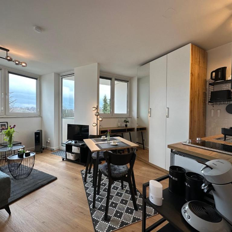 Modernes Loggia-Apartment mit dezentem Bergblick in Kempten im Allgäu - Appartamento con 1 Camera da Letto - 14