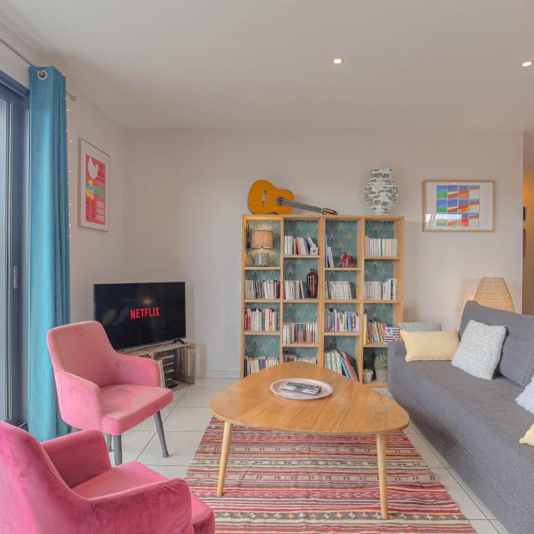 Appartement 6 personnes Terrasse 100m2 Parking Proche Centre et Gare - Appartement 2 Chambres - 2