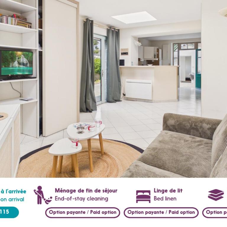 A 650 m de la plage, charmante maison pour 4 pers - Maison de Vacances - 3