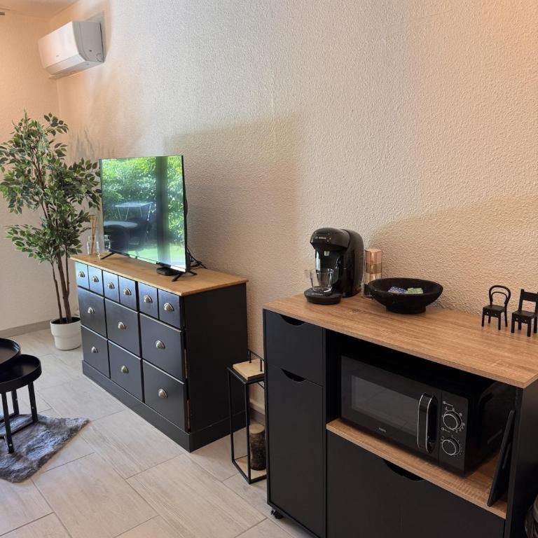 Charmant 2 pièces en RDJ - plage à 5 min à pied - Appartement 1 Chambre avec Jardin - 2