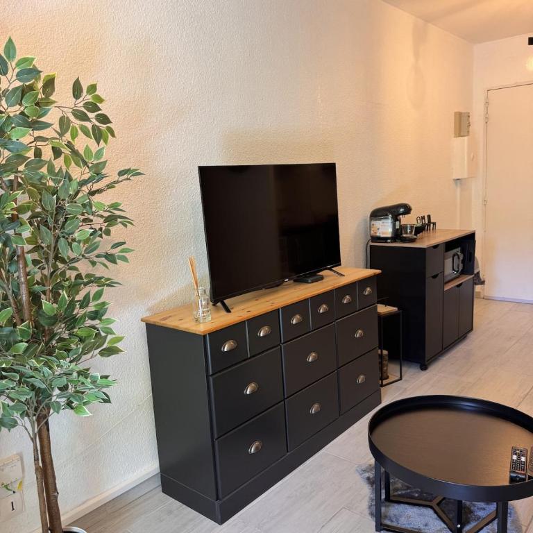 Charmant 2 pièces en RDJ - plage à 5 min à pied - Appartement 1 Chambre avec Jardin - 10