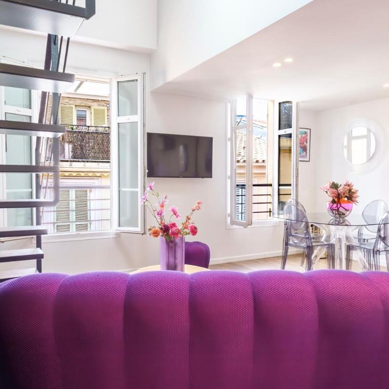 Duplex en plein cœur de Cannes, 5 min walk to Croisette and Palais - Apartamento de 2 dormitorios - 13