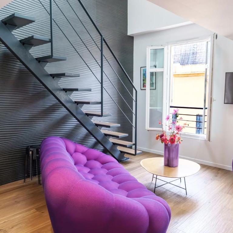 Duplex en plein cœur de Cannes, 5 min walk to Croisette and Palais - Apartamento de 2 dormitorios - 12