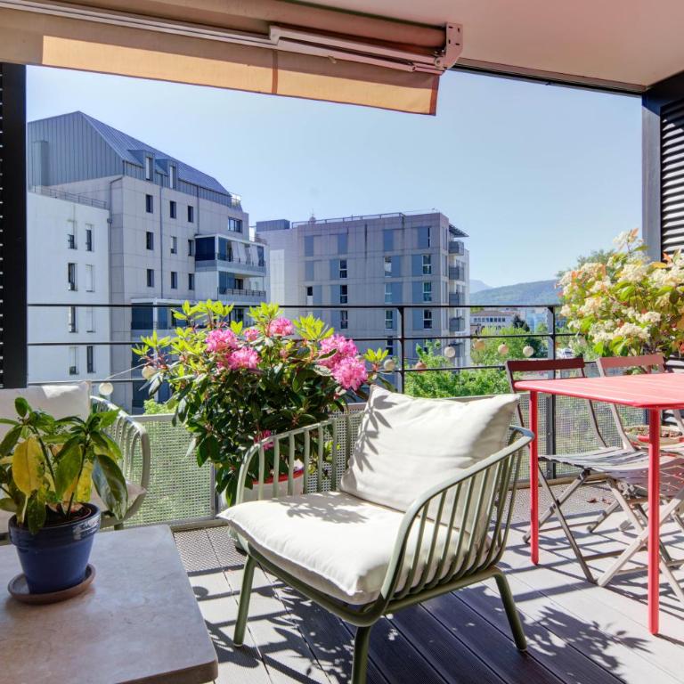 T3 2 chambres avec balcon et garage - Apartment mit 2 Schlafzimmern und Balkon - 7