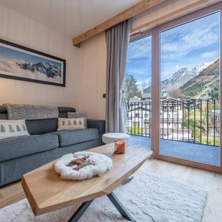 Appartement 2 chambres au centre de Chamonix avec parking - FR-1-343-271 - Appartement - 3