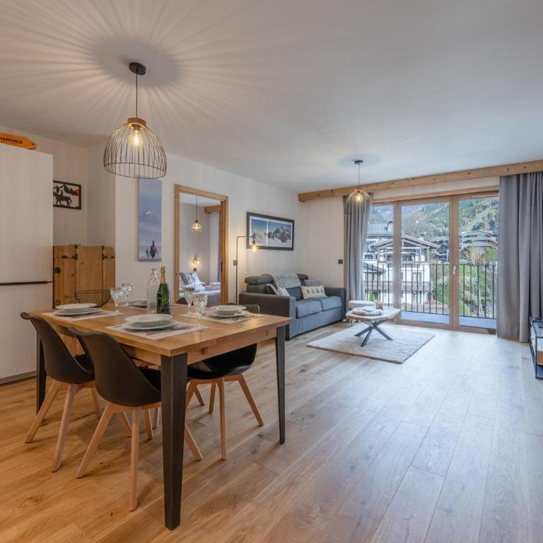 Appartement 2 chambres au centre de Chamonix avec parking - FR-1-343-271 - Appartement - 4