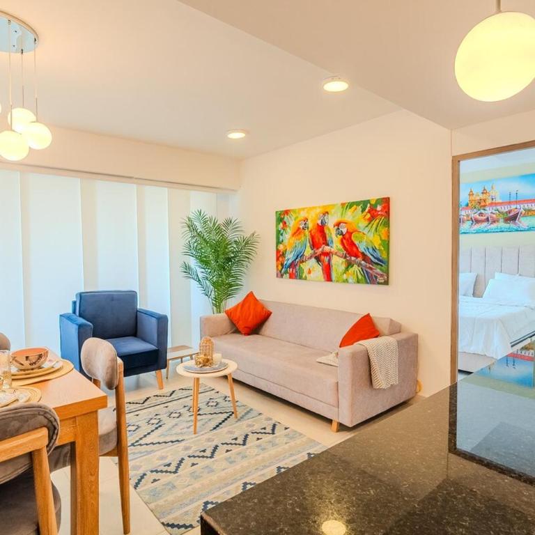 Retiro Familiar de Lujo, Playa Privada y Piscina - Two-Room Apartment - 1