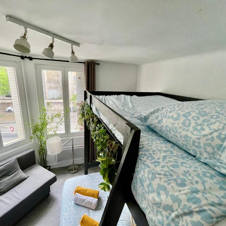BnGo I Chic & Confort I 4 personnes, Proche Hôpital - One-Bedroom Apartment - 13
