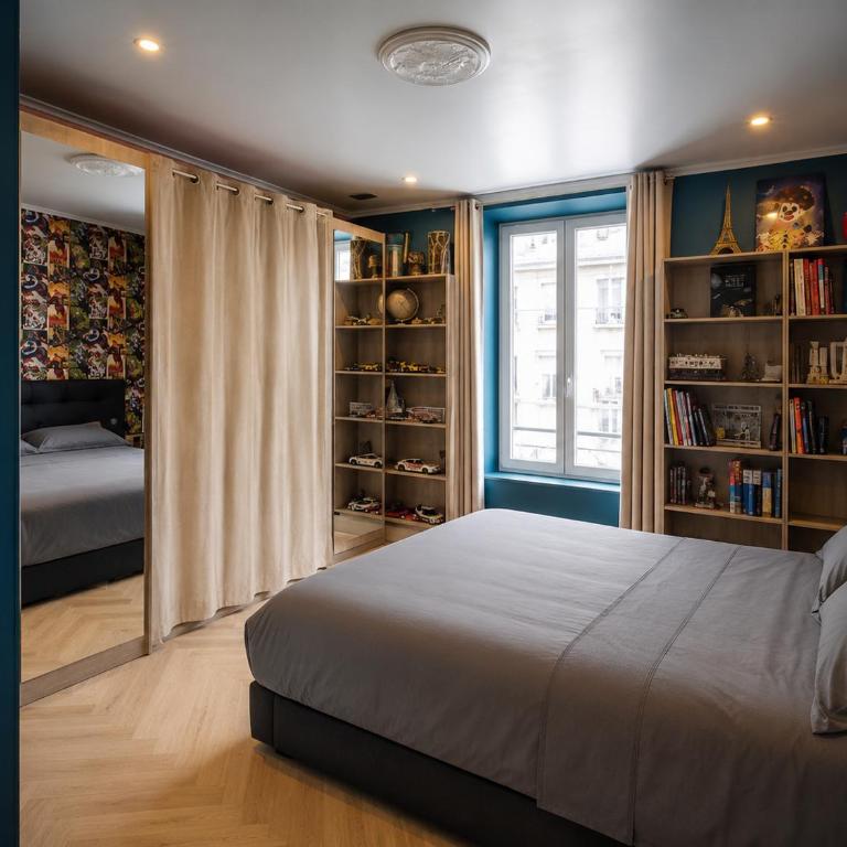 Méga Billard Baby Foot option Escape Game 5min de la gare - Appartement 3 Chambres - 16
