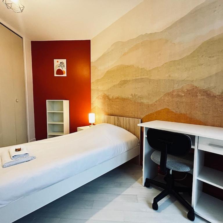Belfort Grand T4 avec parking et terrasse - Appartamento con 3 Camere da Letto - 14