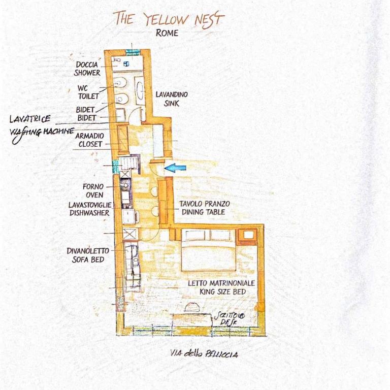 The Yellow Nest Apartment Suite in Trastevere - Appartamento con 1 Camera da Letto - 2