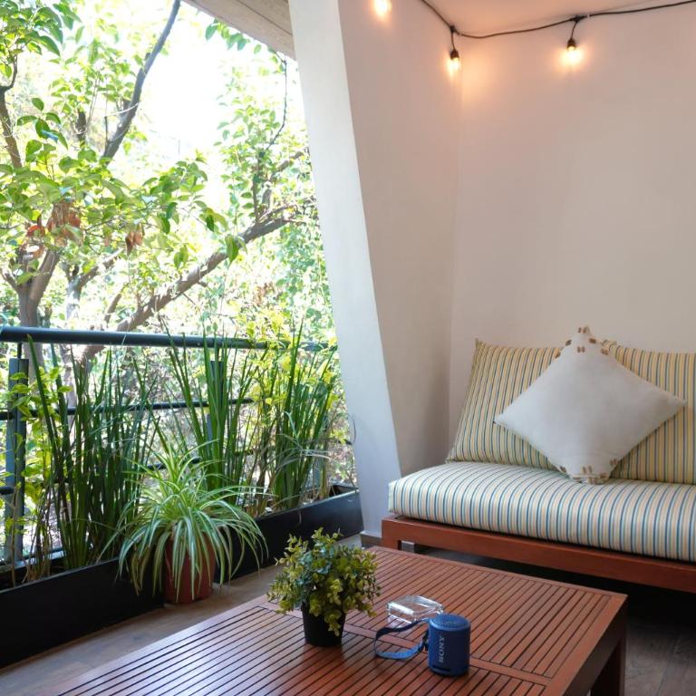 Loft con balcón en Roma Norte - One-Bedroom Apartment - 1