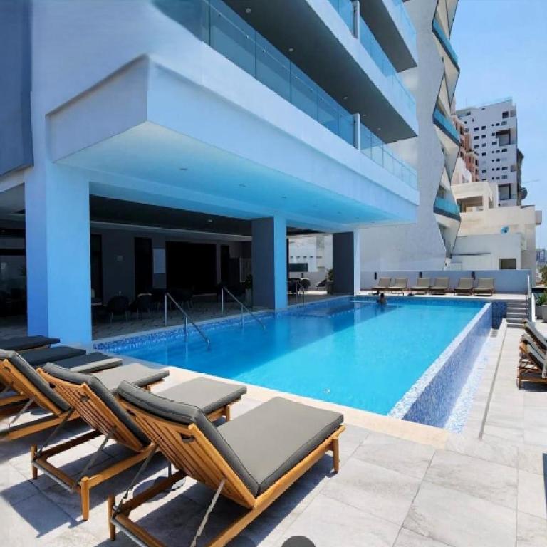 Altomare Blanco #2 Depto Lujo Frente Mar y Malecón - Two-Bedroom Apartment - 27
