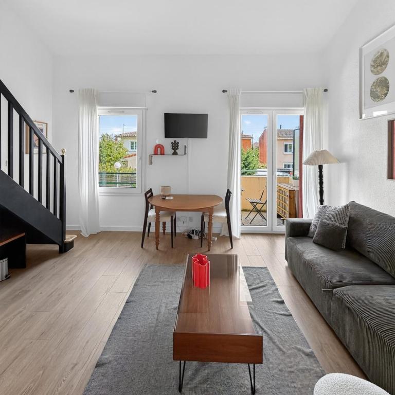 Havre de paix lumineux & cosy avec terrasse - Apartment mit 1 Schlafzimmer - 7