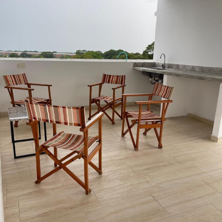 Apartamento, terraza panoramica, ambiente familiar, acogedor - Apartamento de 1 dormitorio - 15