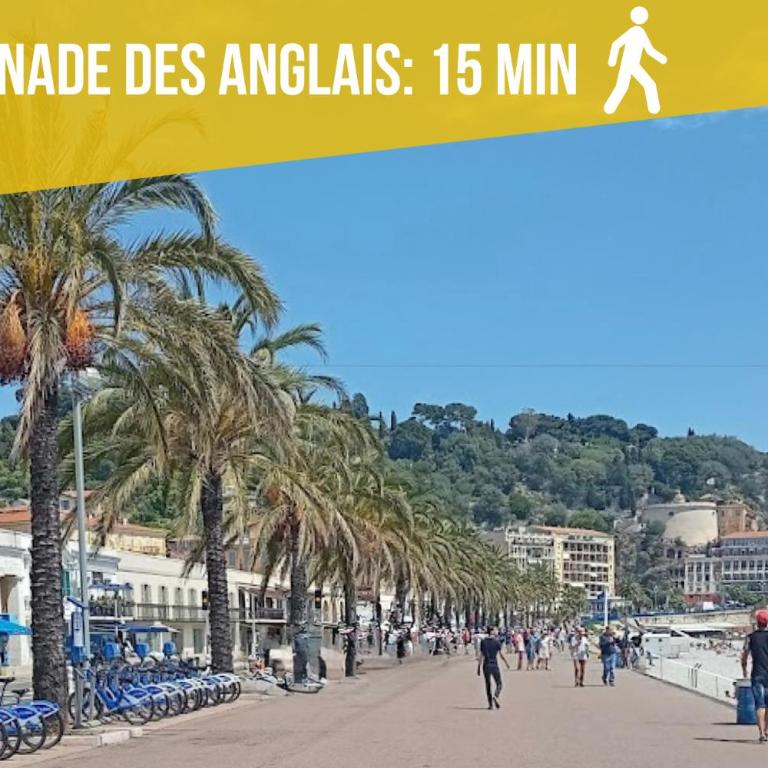 L'Échappée de Nice Riviera I Centre-ville I Climatisé I Proche Gare et Plage I Idéal Couple et Famille - Appartement 2 Chambres Deluxe - 22