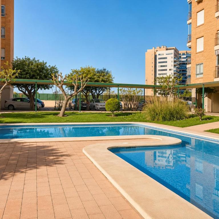 El Campello apartmento Urbanización Completa Ausias March - Apartamento de 3 dormitorios con piscina privada - 8