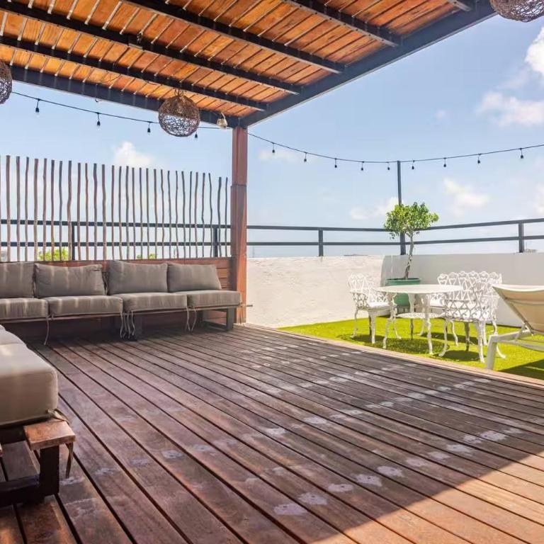 Akbal Suite 502 con Piscina, Gym y Rooftop Garden - Apartamento de 1 dormitorio - 12