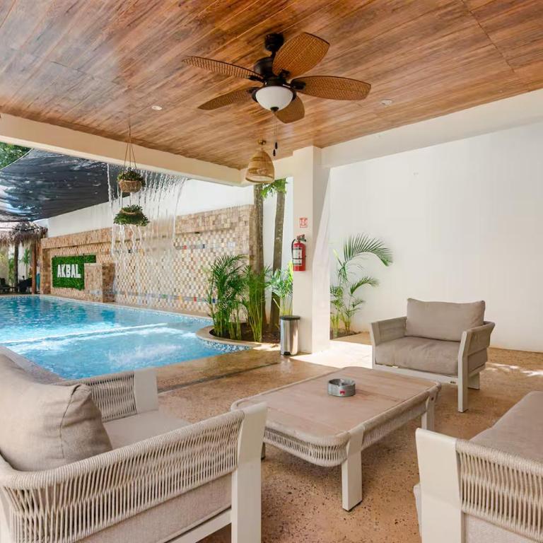 Akbal Suite 502 con Piscina, Gym y Rooftop Garden - Apartamento de 1 dormitorio - 14