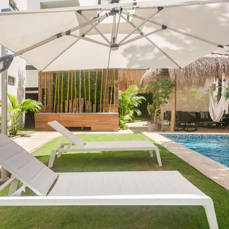 Akbal Suite 502 con Piscina, Gym y Rooftop Garden - Apartamento de 1 dormitorio - 8