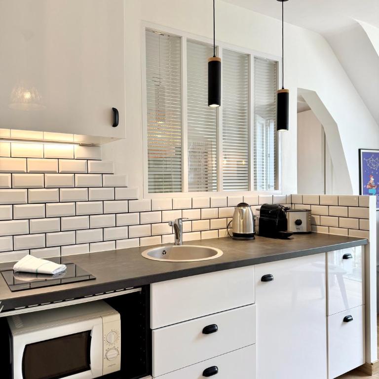 Le Dinannais, avec balcon en bord de l'Ille, Centre ville de Rennes - One-Bedroom Apartment - 18