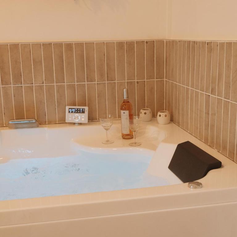 Appartement Suite Ananda, Spa Balnéo, vue lac, parking gratuit, cuisine tout équipée, wifi, refait à neuf tout confort, idéal pour une escapade détente - Apartamento de 1 dormitorio - 9