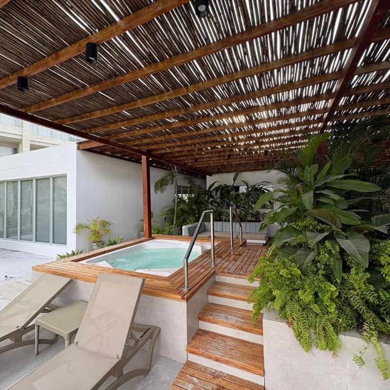 Resort with Private Beach Peace and Nature - One-Bedroom Apartment with Terrace - 8
