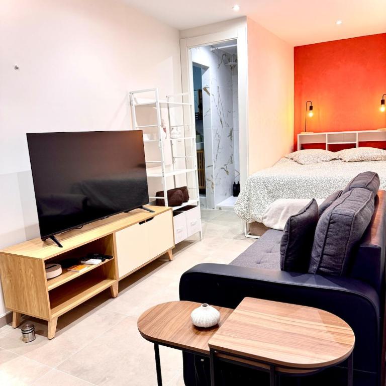 Studio Midas - L'or de Menton - Clim et Centre - One-Bedroom Apartment - 4