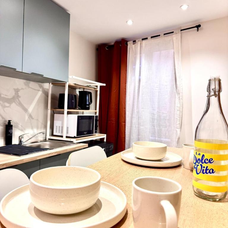 Studio Midas - L'or de Menton - Clim et Centre - One-Bedroom Apartment - 10