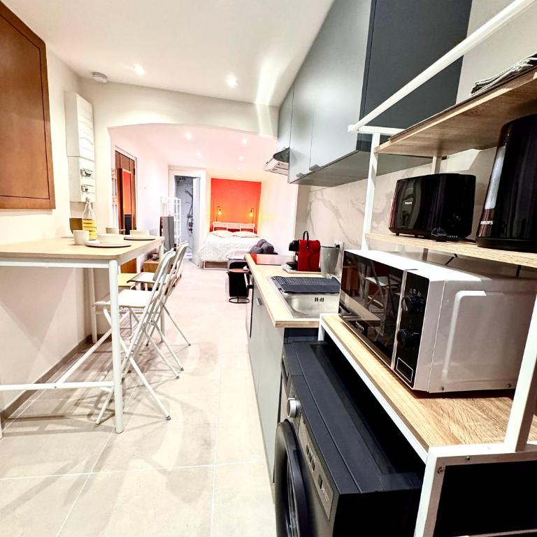 Studio Midas - L'or de Menton - Clim et Centre - One-Bedroom Apartment - 6
