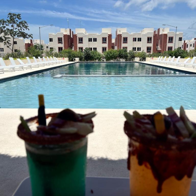 Beautiful Apartment with Pool View - Two-Bedroom Apartment - 1