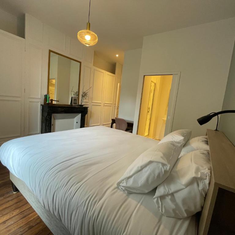 Appartements boutique dans un hôtel particulier rénové Centre & gare Parking privé Villa Vermillon Galerie - Apartamento con vistas al jardín - 22