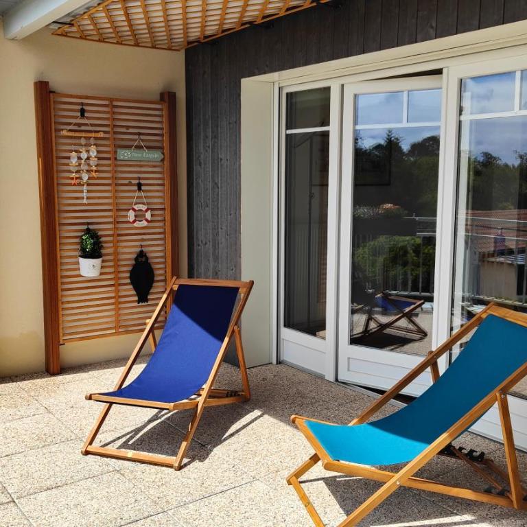 EUEXIA - À MARÉE HAUTE - Magnifique appartement climatisé 70 m2, Grande terrasse 42 m2, classé 4 étoiles - Appartement 2 Chambres - 37