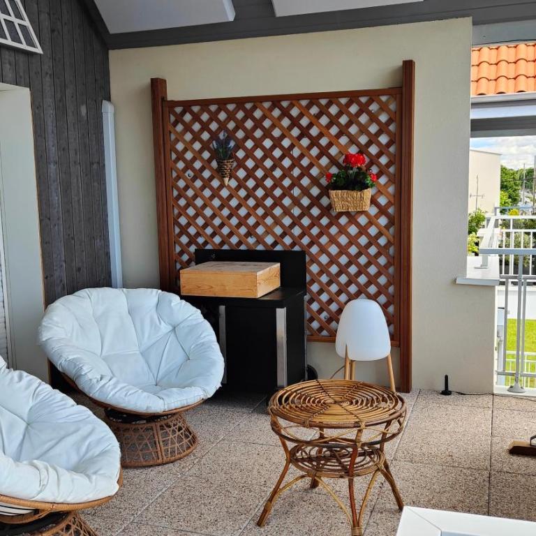 EUEXIA - À MARÉE HAUTE - Magnifique appartement climatisé 70 m2, Grande terrasse 42 m2, classé 4 étoiles - Appartement 2 Chambres - 40