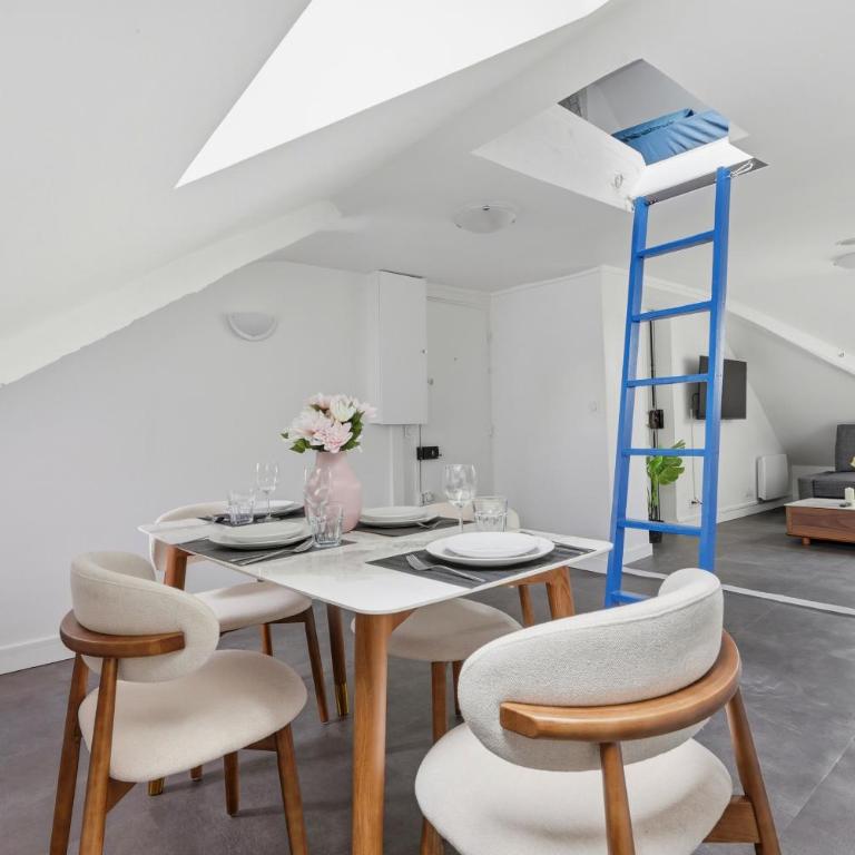 Paris Mezzanine Studio with Netflix - Le Marais - Studio - 9