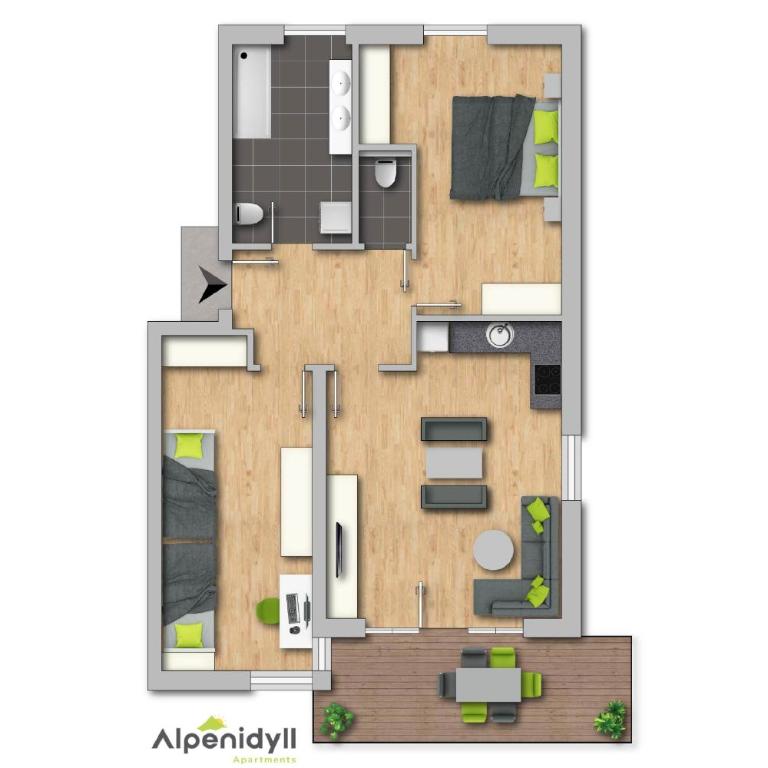 Dachsteinblick by Alpendyll Apartments - Apartment mit Blick auf die Berge - 12