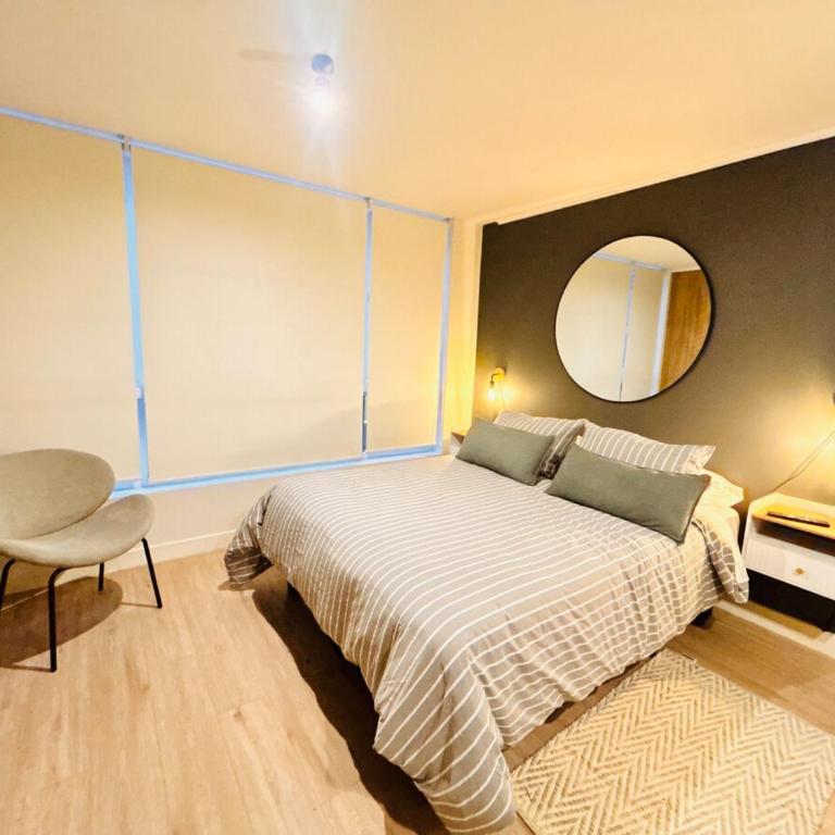 Depto estudio en Ñuñoa cerca barrio Italia - Apartamento de 1 dormitorio - 1