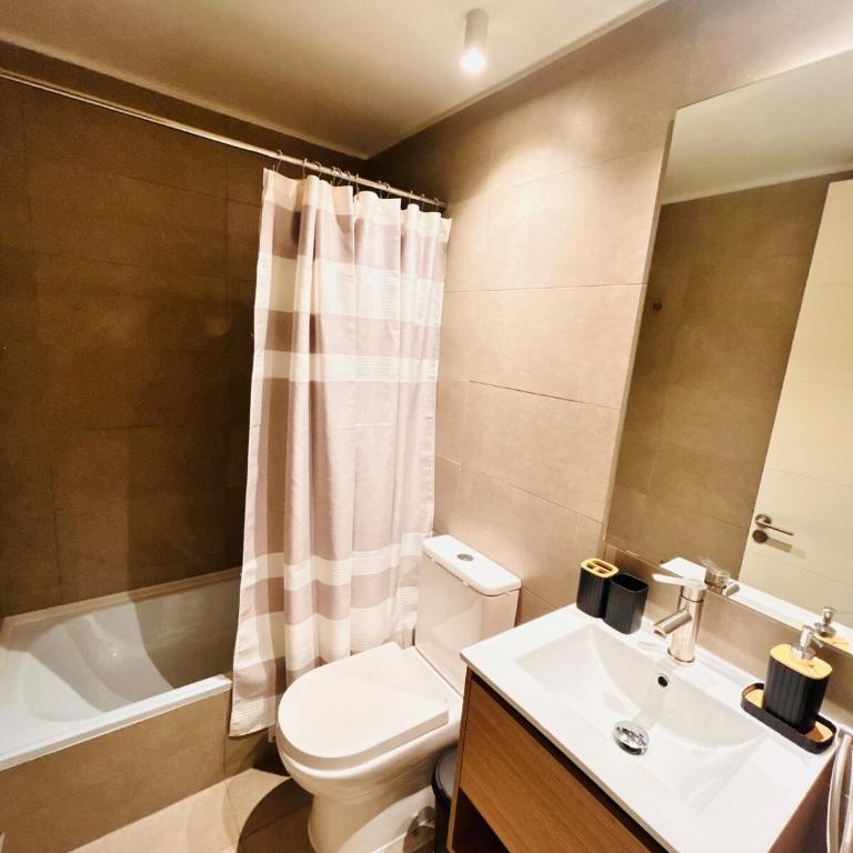 Depto estudio en Ñuñoa cerca barrio Italia - Apartamento de 1 dormitorio - 5