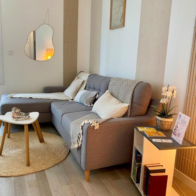Parenthèse détox à 500m de la plage centre ville - Studio mit Schlafsofa - 18