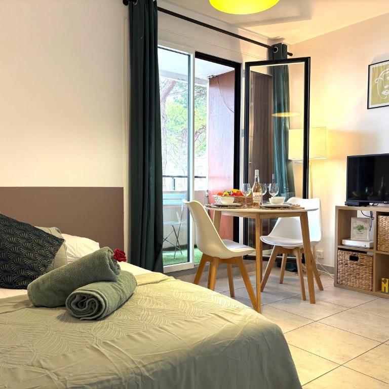 Amazone 1 Studio Cosy Centre & Plages Clim Wifi Top ProsConciergerie - Studio - 3
