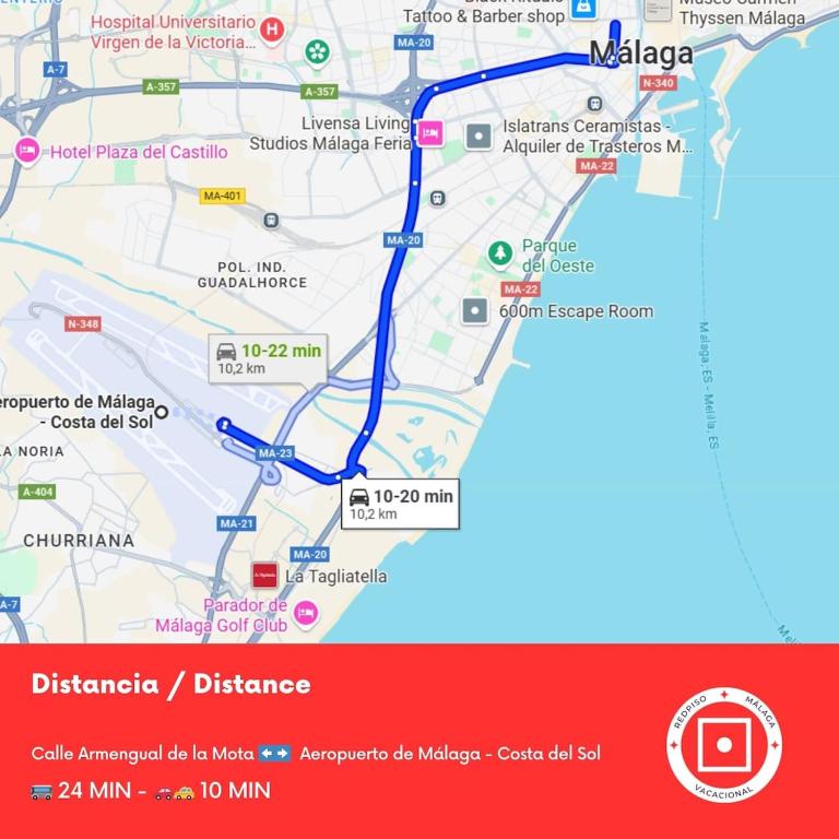 Sol de la Mota - Malaga Centro Stay - Apartamento de 1 dormitorio - 8