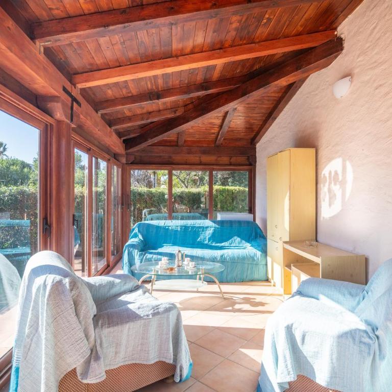 Trilocale rosa Tamerici - Two-Bedroom Deluxe Apartment with Garden View - 16